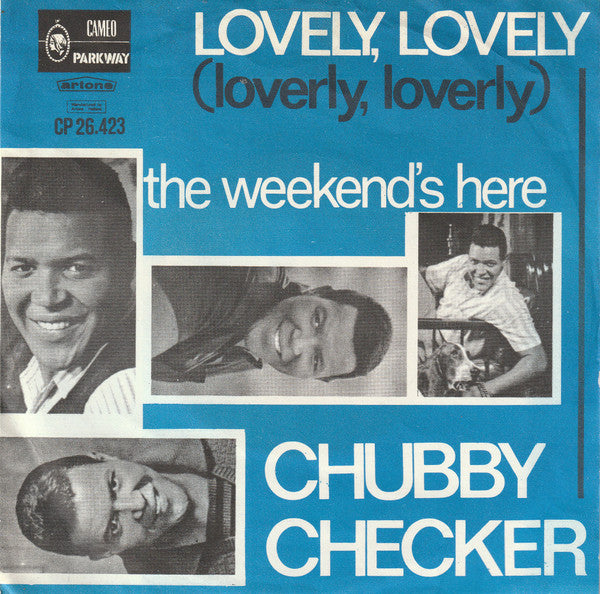 Chubby Checker : Lovely, Lovely (Loverly, Loverly) (7", Single, Blu)