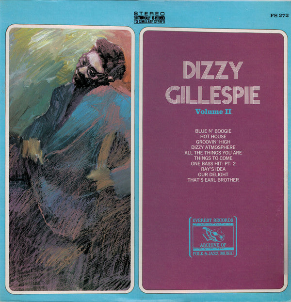 Dizzy Gillespie : Dizzy Gillespie Volume II (LP,Compilation)