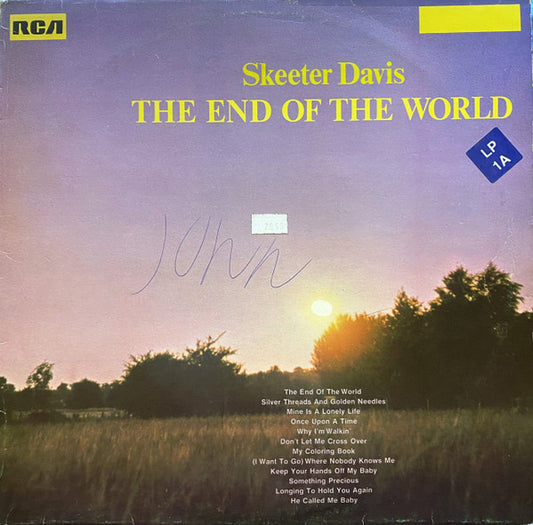 Skeeter Davis : The End Of The World (LP, Album, RE)