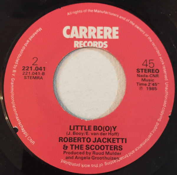 Roberto Jacketti & The Scooters : Make Me Smile (7",45 RPM,Single)
