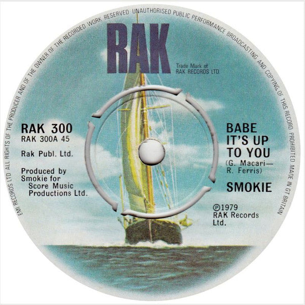 Smokie : Babe It's Up To You (7",45 RPM,Single)