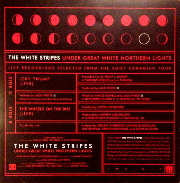 White Stripes, The : Under Great White Northern Lights (LP,Album)