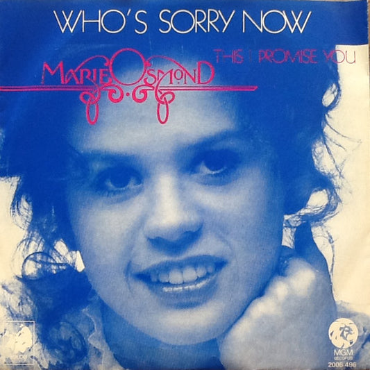 Marie Osmond : Who's Sorry Now (7",Single,45 RPM)
