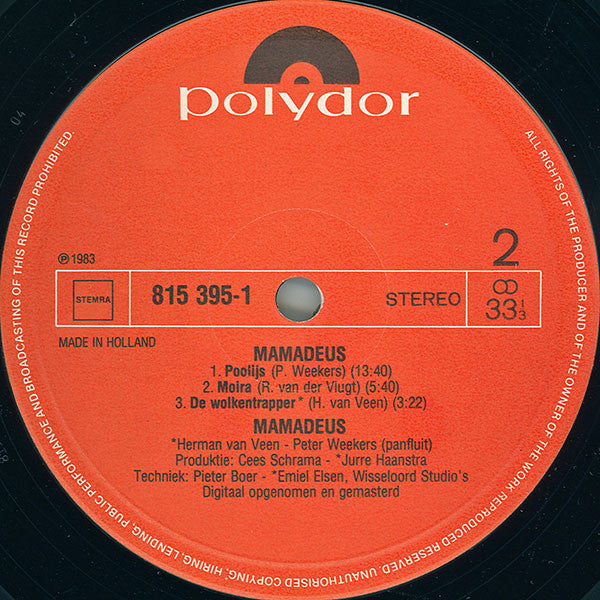 Mamadeus : Mamadeus (LP,Album)