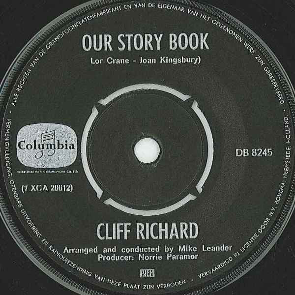 Cliff Richard : The Day I Met Marie / Our Story Book (7",45 RPM,Single)