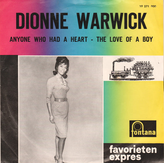 Dionne Warwick : Anyone Who Had A Heart / The Love Of A Boy (7",45 RPM,Single,Mono)