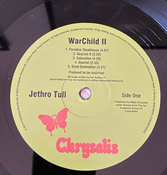 Jethro Tull : WarChild II (LP,Album)