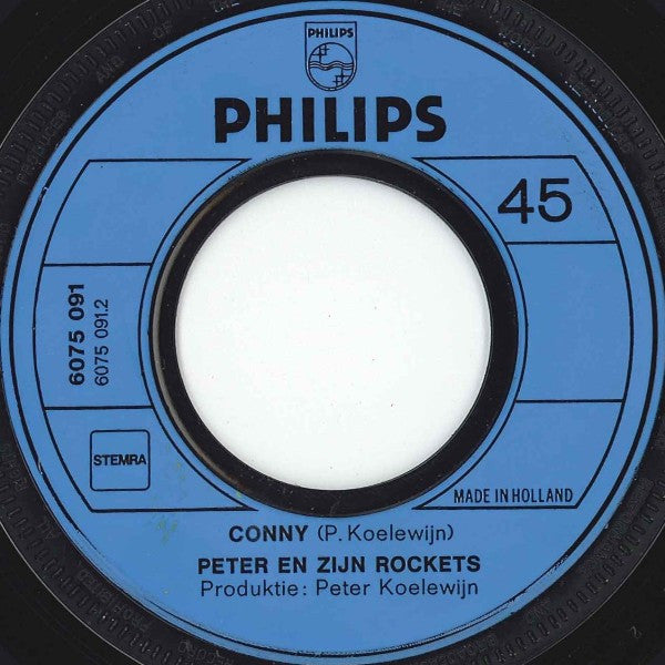 Peter Koelewijn & Zijn Rockets : Kom Van Dat Dak Af (7",45 RPM,Maxi-Single)