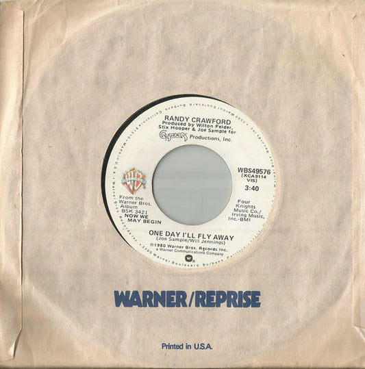 Randy Crawford : One Day I'll Fly Away (7",45 RPM)
