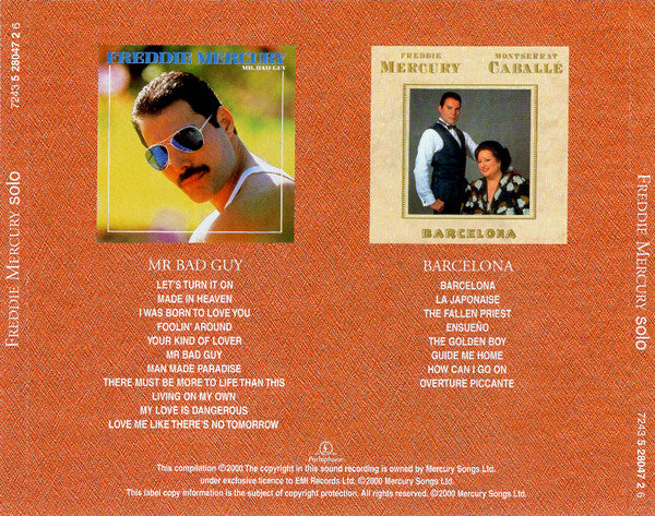 Freddie Mercury : Solo (Album,Reissue,Remastered)