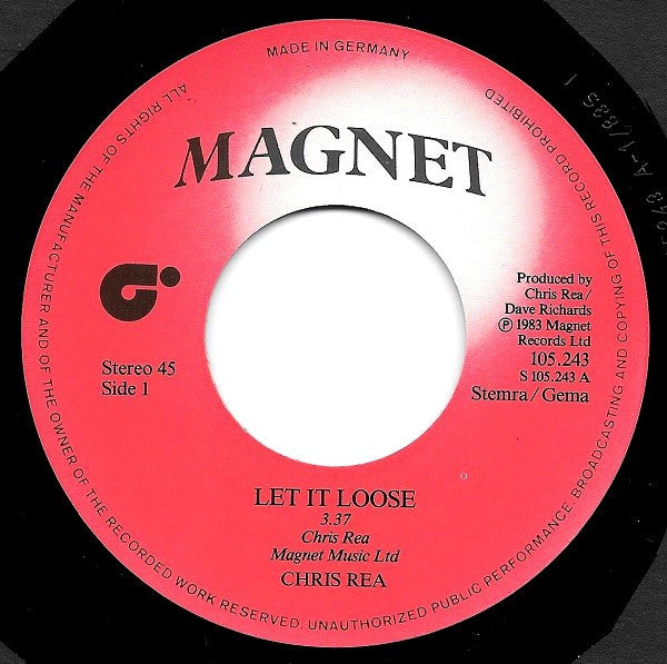 Chris Rea : Let It Loose (7",45 RPM)