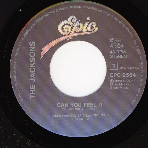 Jacksons, The : Can You Feel It (7",45 RPM,Single)