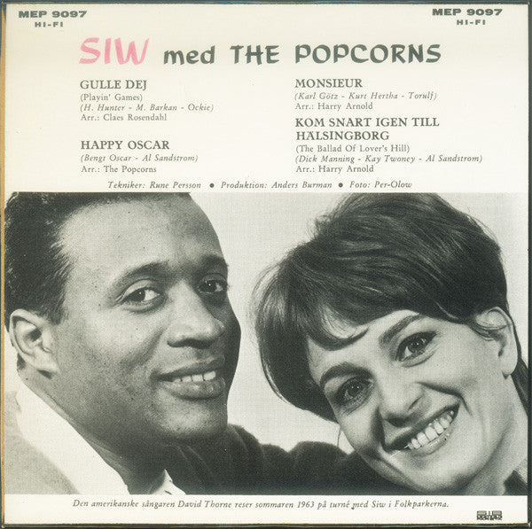 Siw Malmkvist Med Popcorns, The : Gulle Dej (7",45 RPM,EP)