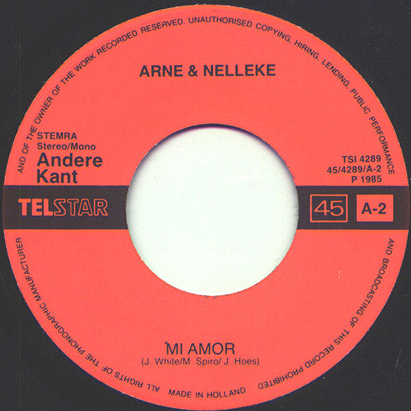 Arne Jansen (2) & Nelleke : Blue Hawaii Bay (7",45 RPM,Single)