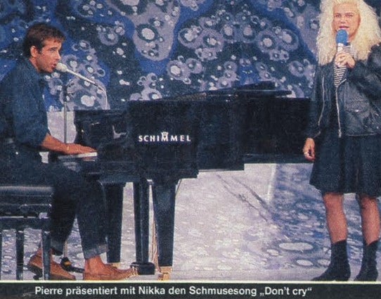 Pierre Cosso & Nikka Costa : Don't Cry (7",45 RPM,Single,Stereo)