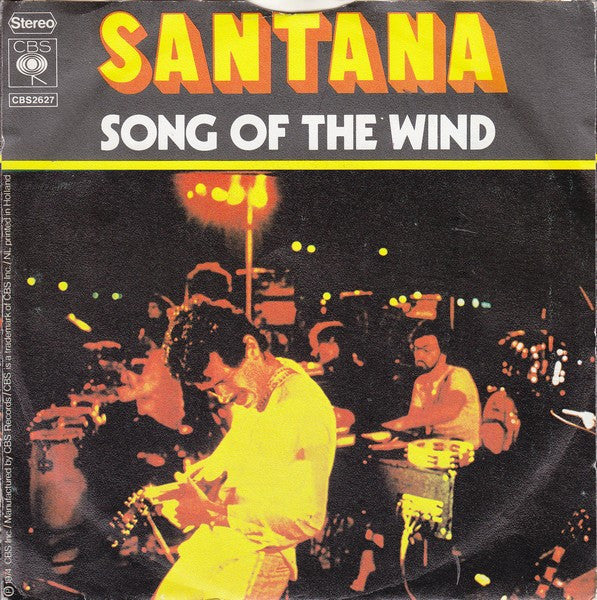 Santana : Love, Devotion & Surrender / Song Of The Wind (7",45 RPM,Single,Stereo)
