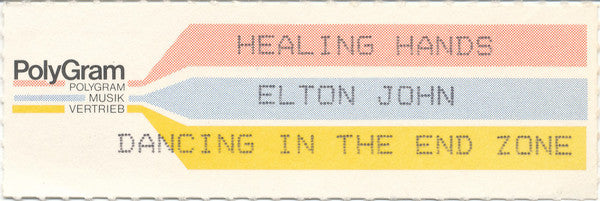 Elton John : Healing Hands (7",45 RPM,Single,Stereo)