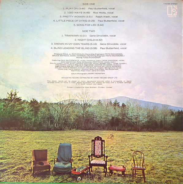 Paul Butterfield Blues Band, The : Sometimes I Just Feel Like Smilin' (LP,Album)