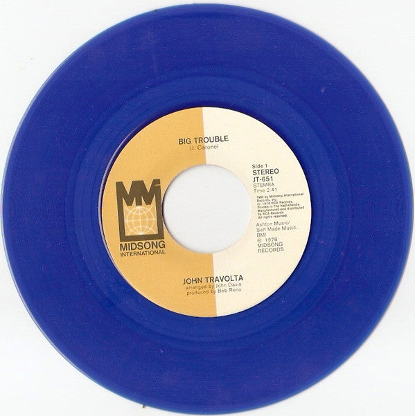 John Travolta : Big Trouble (7",45 RPM,Single,Limited Edition)