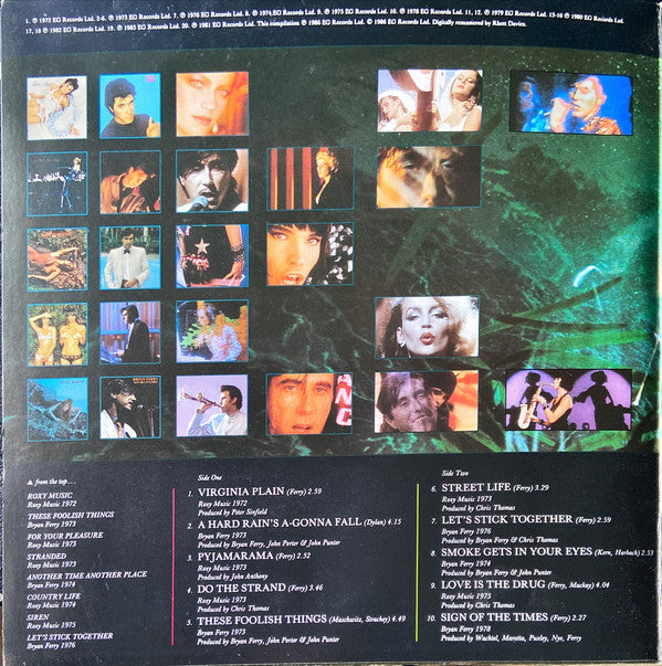 Bryan Ferry / Roxy Music : Street Life - 20 Great Hits (LP,Compilation,Remastered)