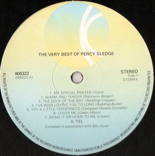 Percy Sledge : The Very Best Of Percy Sledge (LP,Compilation)