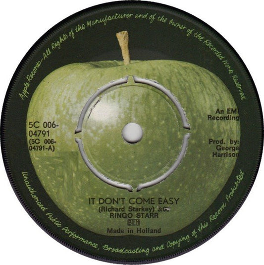 Ringo Starr : It Don't Come Easy (7",45 RPM,Single)