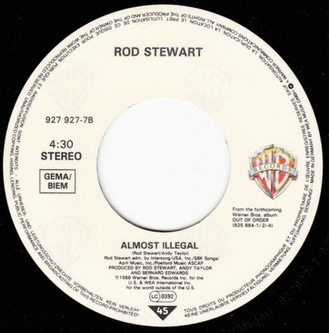 Rod Stewart : Lost In You (7",45 RPM,Single)