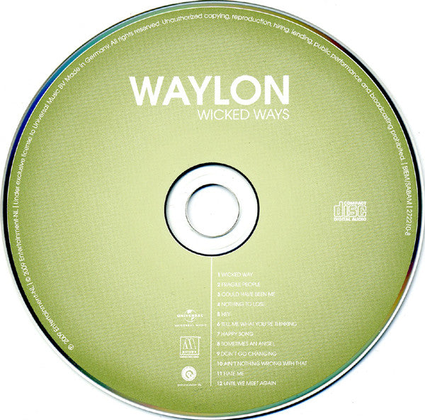 Waylon (3) : Wicked Ways (Album,Enhanced,Stereo)