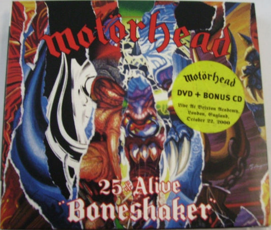 Motörhead : 25 & Alive  "Boneshaker" (DVD-V, PAL + CD, Album + Dig)