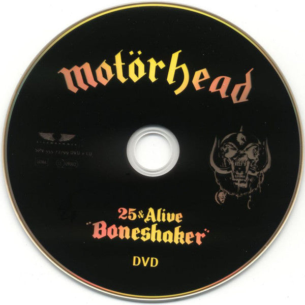 Motörhead : 25 & Alive  "Boneshaker" (DVD-V, PAL + CD, Album + Dig)