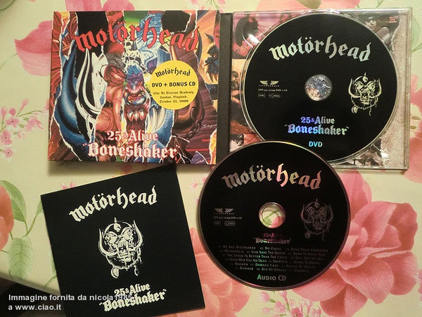 Motörhead : 25 & Alive  "Boneshaker" (DVD-V, PAL + CD, Album + Dig)