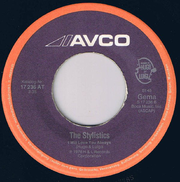 Stylistics, The : Sixteen Bars (7",45 RPM,Single)