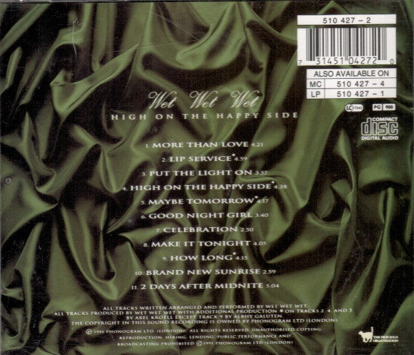 Wet Wet Wet : High On The Happy Side (Album)