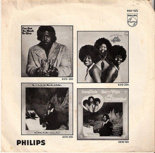 Barry White : Can't Get Enough Of Your Love, Babe (7",Single,45 RPM)