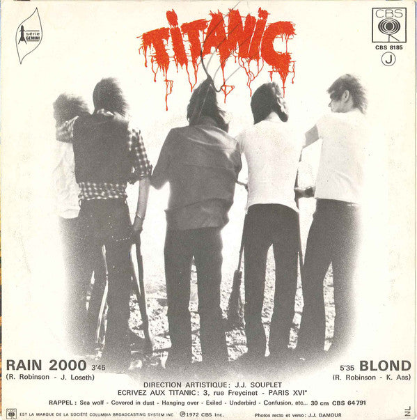 Titanic (3) : Rain 2000 / Blond (7",45 RPM,Single,Stereo)