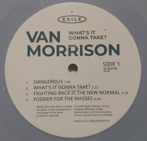 Van Morrison : What's It Gonna Take? (LP,Album,Limited Edition)