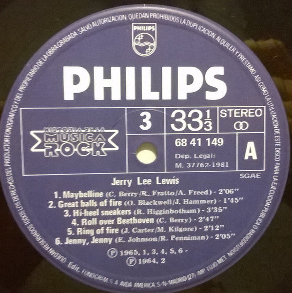 Jerry Lee Lewis : Jerry Lee Lewis (LP,Compilation,Reissue)