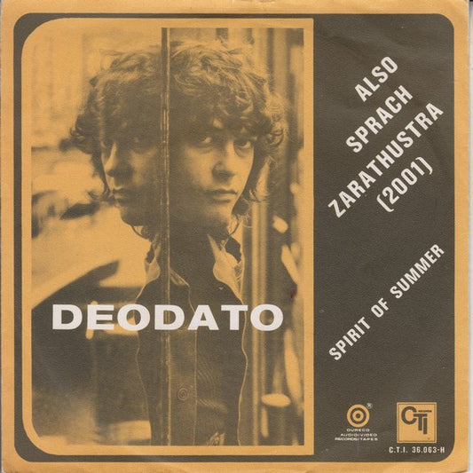 Eumir Deodato : Also Sprach Zarathustra (2001) (7",Single,45 RPM)