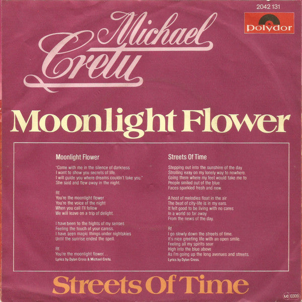 Michael Cretu : Moonlight Flower (7",45 RPM,Single)