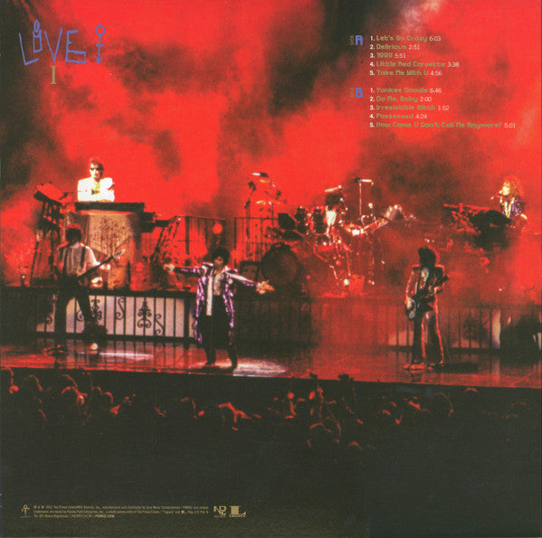 Prince And The Revolution : Live (LP,Album,Reissue,Remastered)