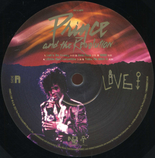 Prince And The Revolution : Live (LP,Album,Reissue,Remastered)