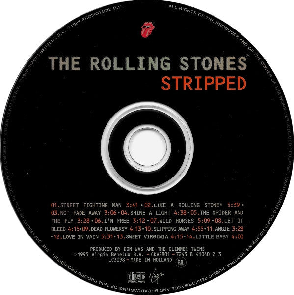 Rolling Stones, The : Stripped (Album,Enhanced)