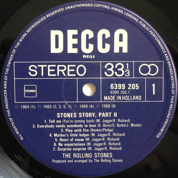 Rolling Stones, The : Stones Story 2 (LP,Compilation,Stereo)