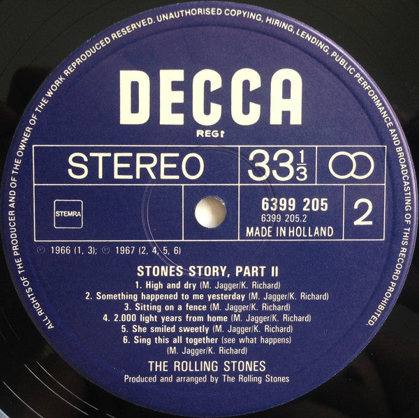 Rolling Stones, The : Stones Story 2 (LP,Compilation,Stereo)