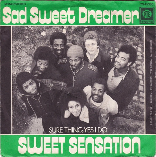Sweet Sensation (2) : Sad Sweet Dreamer (7",Single,45 RPM)