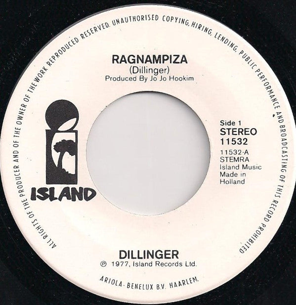 Dillinger : Ragnampiza / Bionic Dread (7",45 RPM,Single)