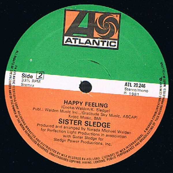 Sister Sledge : All American Girls (12",33 ⅓ RPM,Maxi-Single)