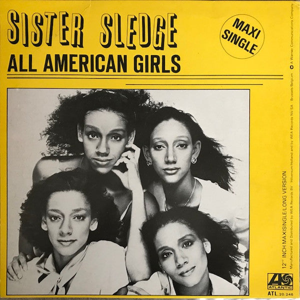 Sister Sledge : All American Girls (12",33 ⅓ RPM,Maxi-Single)