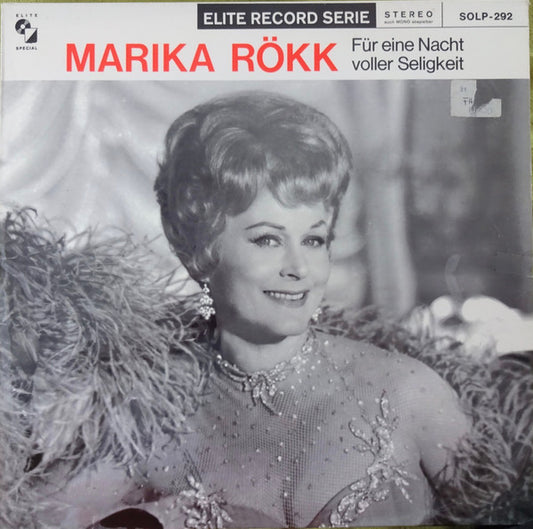 Marika Rökk : Für Eine Nacht Voller Seligkeit (LP,Album,Stereo)