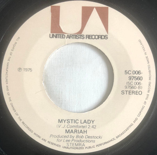 Mariah (5) : Hey Mama (7",45 RPM,Single)